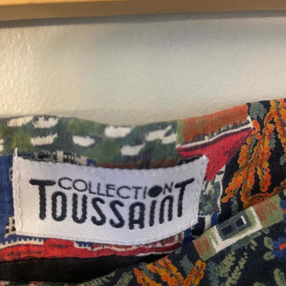 Vintage Collection Toussaint Folk Midi Skirt Cottagecore Whimsical Artsy Spring - Picture 5 of 12